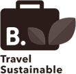 Travel sustainable icon
