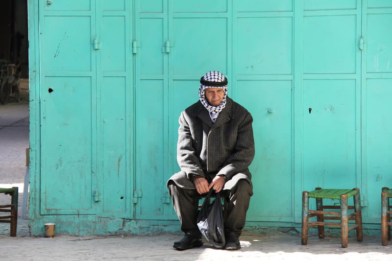 Palestinian old man