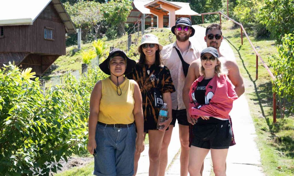 Travelers on a Pamilacan Island tour with Abraham Tours Philippines
